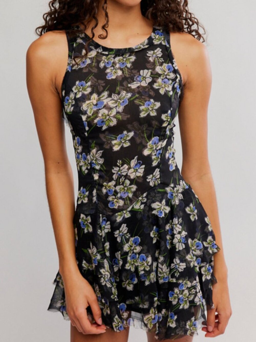 🆕 FREE PEOPLE Raven Printed Mini / Midnight Combo